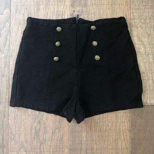 High Waisted Sailor Shorts